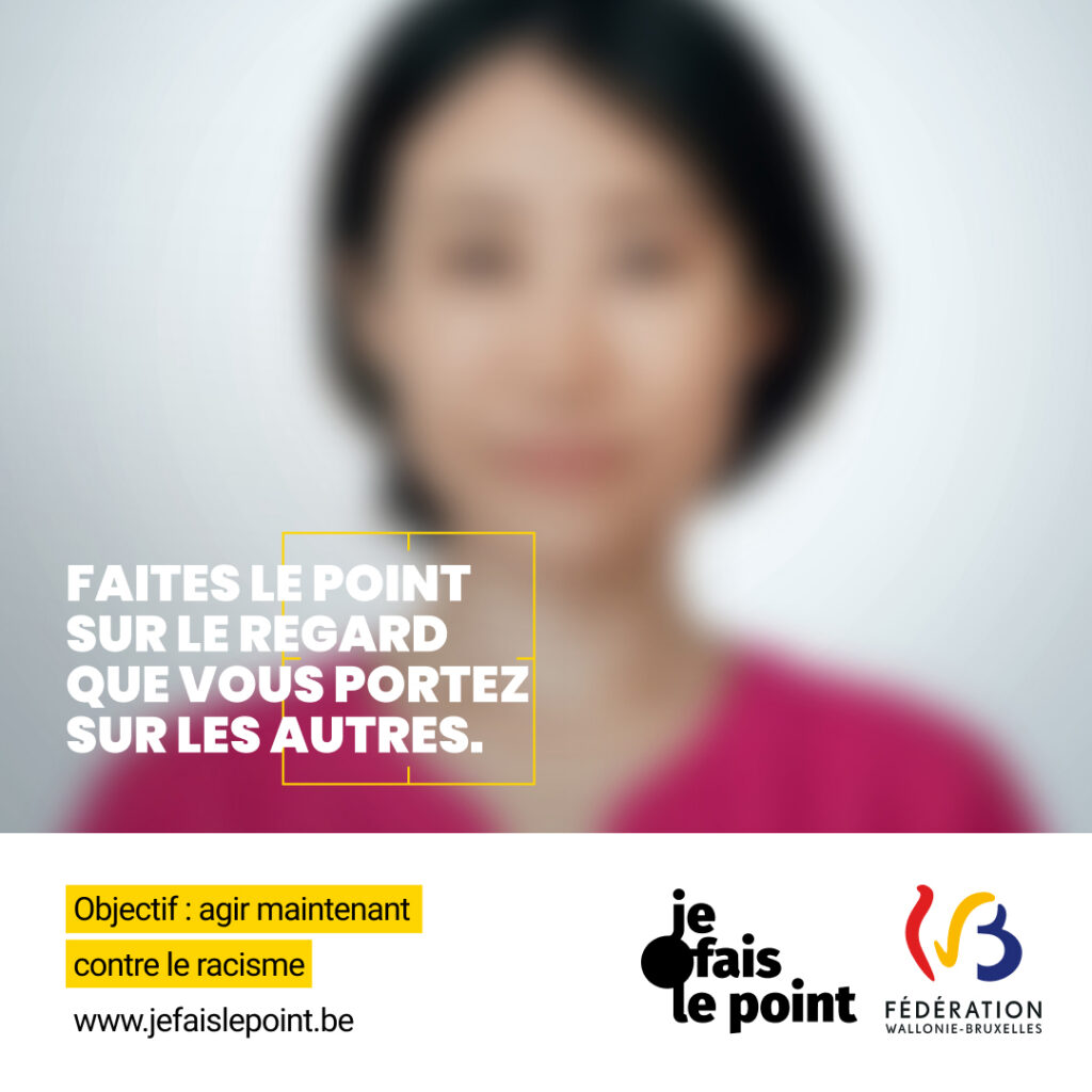 Visuel campagne contre le racisme en Belgique