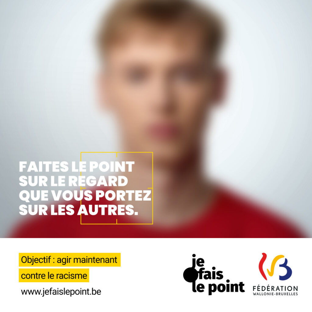 Visuel campagne contre le racisme en Belgique