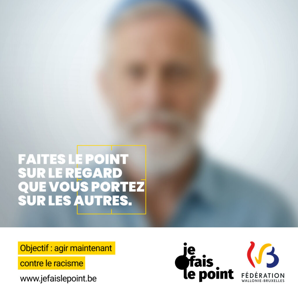 Visuel campagne contre le racisme en Belgique